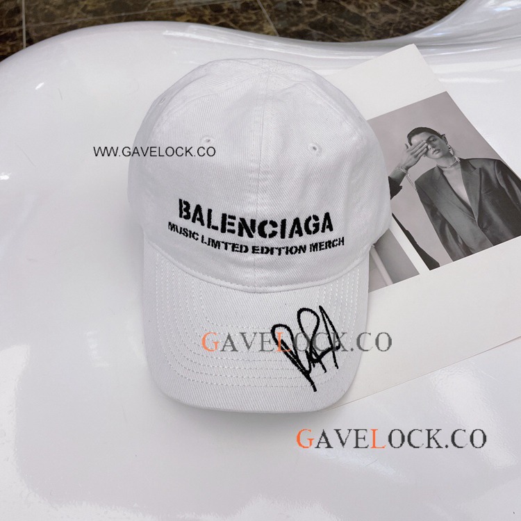 Balenclaga RuPaul Baseball Caps White Men Women